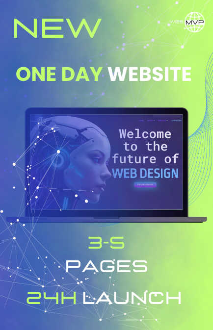 Web-MVP One Day Website Deal: 3-5 pages built in 24 hours